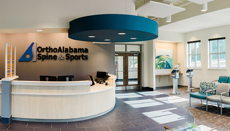 OrthoAlabama Spine and Sports Medicine Hoover Alabama - waiting room 2