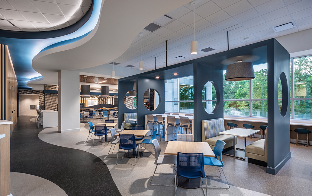 Highlands College Cafeteria Interior Design