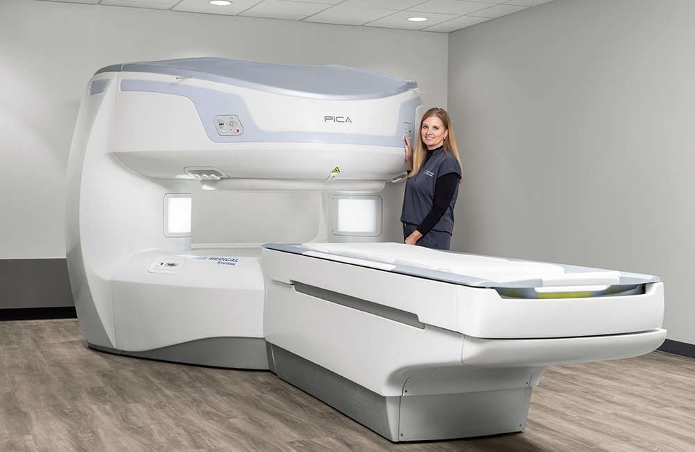 Blue Lake Open MRI - Birmingham Architecture and Interior Design - PICA MRI Room