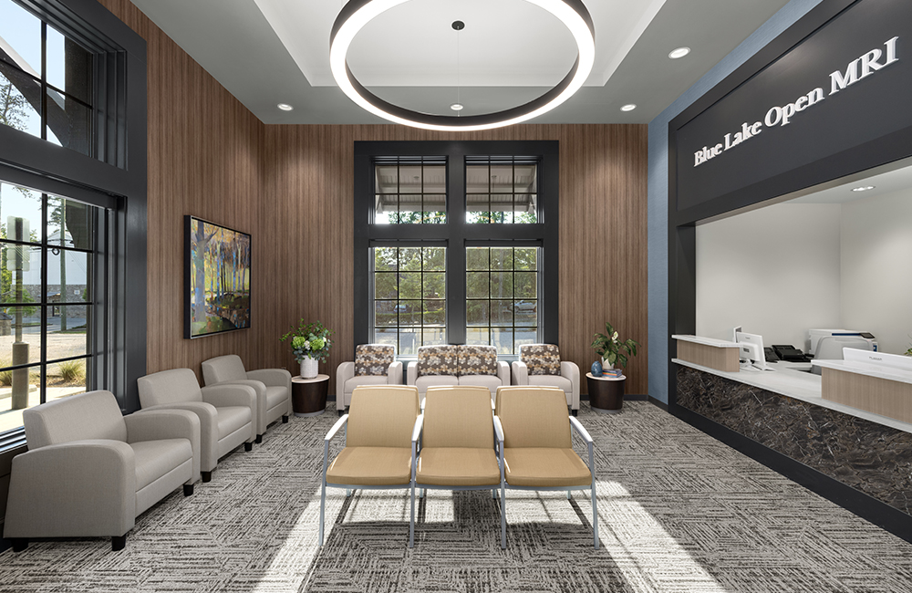 Blue Lake Open MRI - Birmingham Architecture and Interior Design - Waiting Room 2