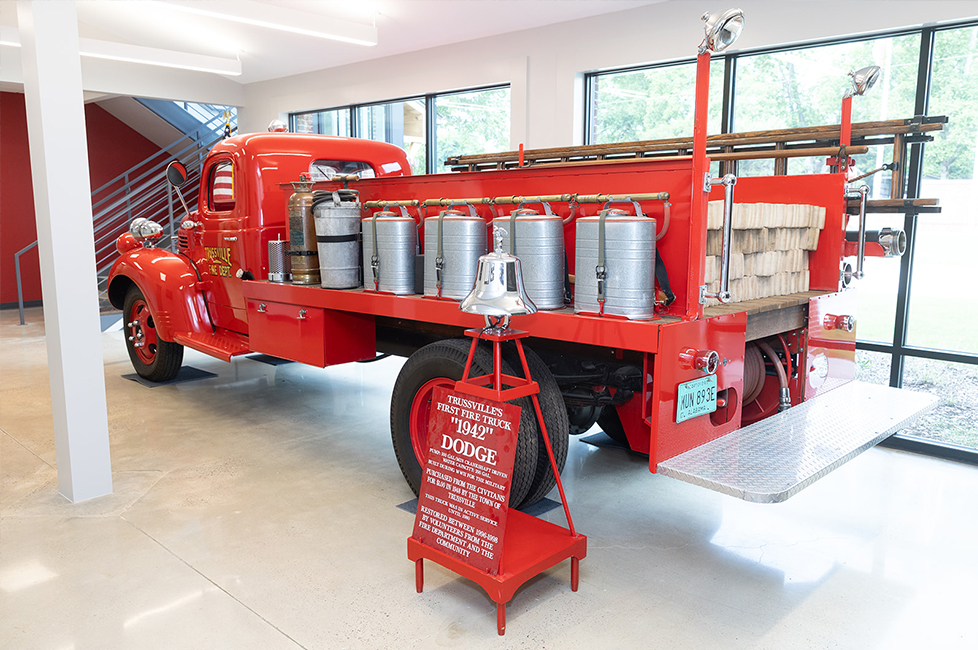 Trussville Fire & Rescue Station No. 4 - TurnerBatson Architects - Historic Fire Truck