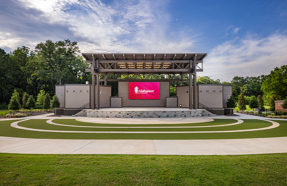Alabaster Stage and Pavilion - TurnerBatson Architects - Stage 1