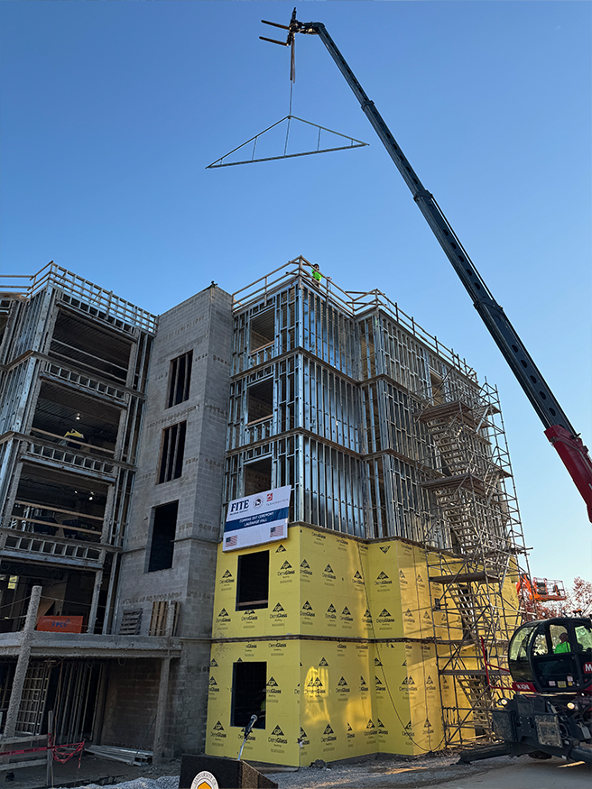 University of North Alabama LaGrange Residence Hall Celebrates Topping Out 2