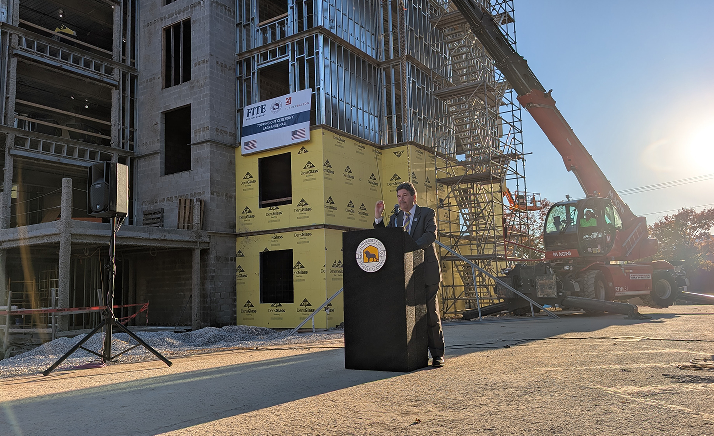 University of North Alabama LaGrange Residence Hall Celebrates Topping Out 8