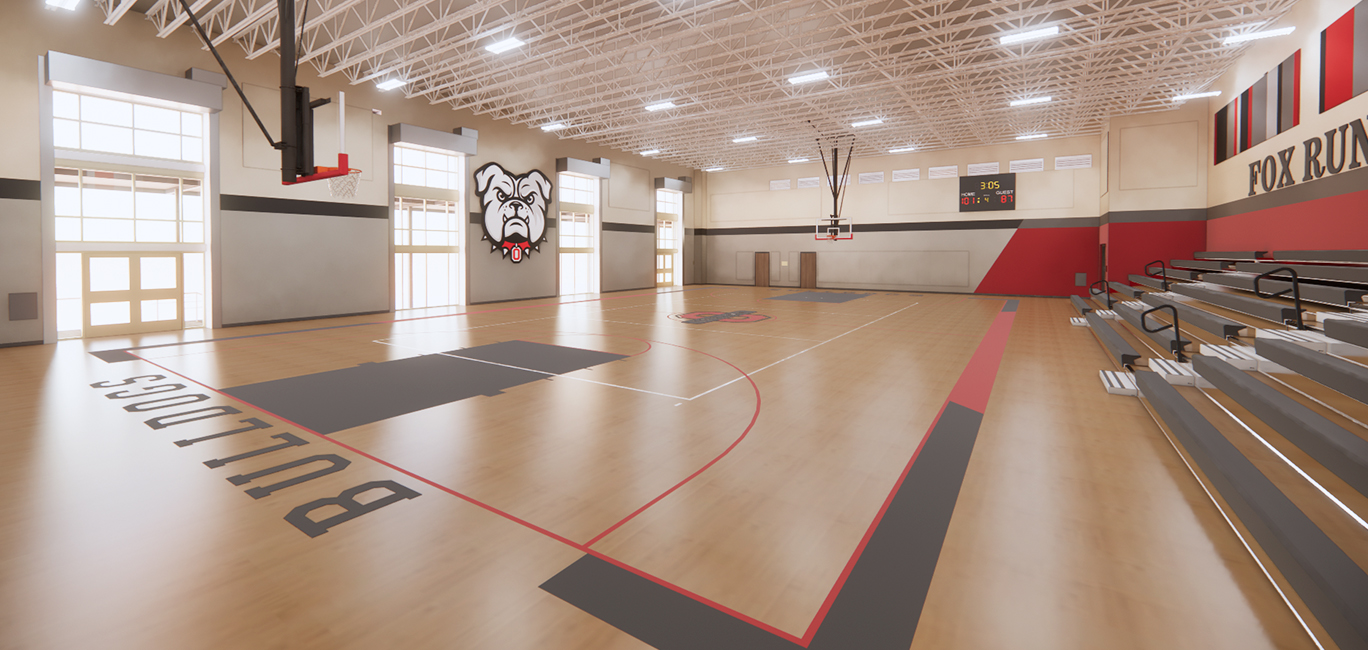 Fox Run School Addition and Renovation - Gym - 2