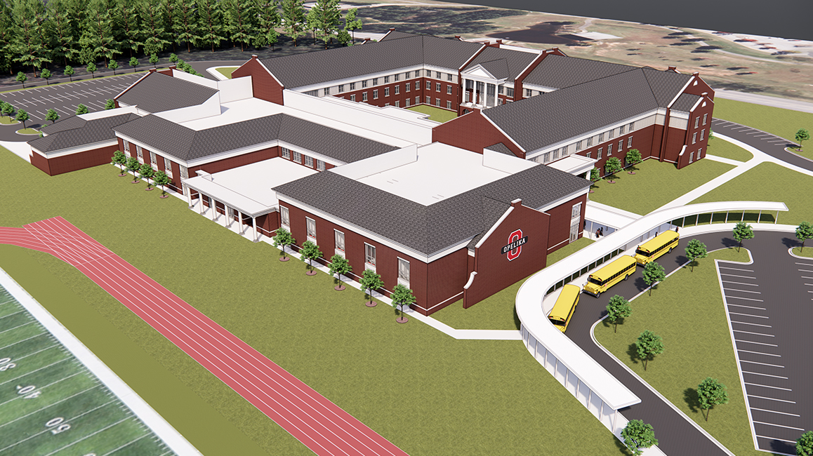 Opelika Middle School Architecture - Exterior Image 3