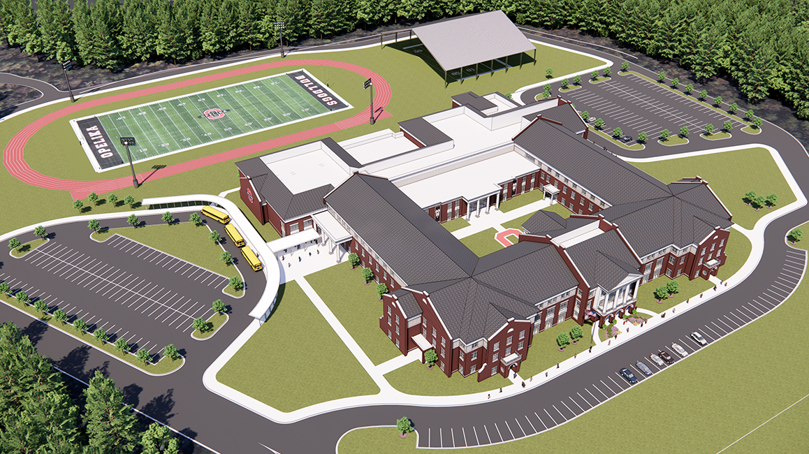 Opelika Middle School Architecture - Exterior Image 4